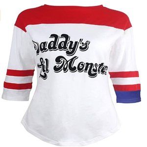 COPY - New with no tag Harley Quinn Daddy's Lil Monster T-Shirt Top